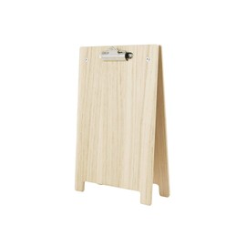 Chalkboards UK A-Frame Clipboard, Wood, Black, A5, 165 x 260 mm