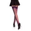 Romartex Plain Top Sheer 20 DEN Elastane Stockings, M, purple