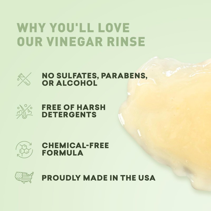 Just Nutritive Vinegar Rinse Cleanser | For When Your Hair