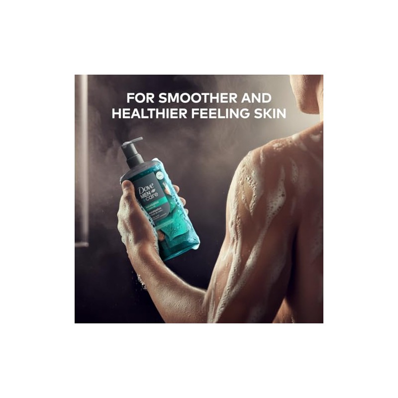 Dove Men Care Gel Baño Aceite Eucalipto Cedro Reconstruir Piel