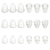 Triple Flange Eartips Soft Silicone Replacement Earbud Tips Fit for