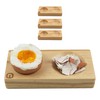 naturlik egg cups, set of 4, made of high-quality wood