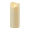 LumaBase Battery Operated 12" Pillar Candle with Moving Flame