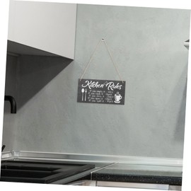 Ciieeo Rustic Kitchen Rules Sign Vintage Wooden Wall Decor for Farmhouse Kitchen Stylish Hanging Plaque and Aesthetic Home Decoration