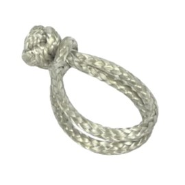 New Marine Dyneema D-2 Rope Shackle, 4 mm, Silver, Breaking Load More than 1400 kg