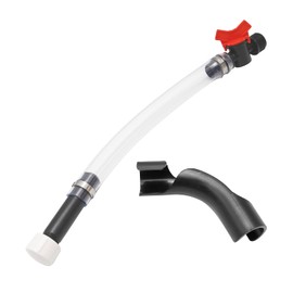 UOIENRT Racing Fuel Jug Hose, Clear Racing Fuel Filler Hose with Ball Valve Shut Hose Kit for Racing Fuel Jugs Auto 916 916