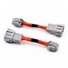2PCS Headlight Conversion Adapters Wiring Harness Compatible with Nissan 350z
