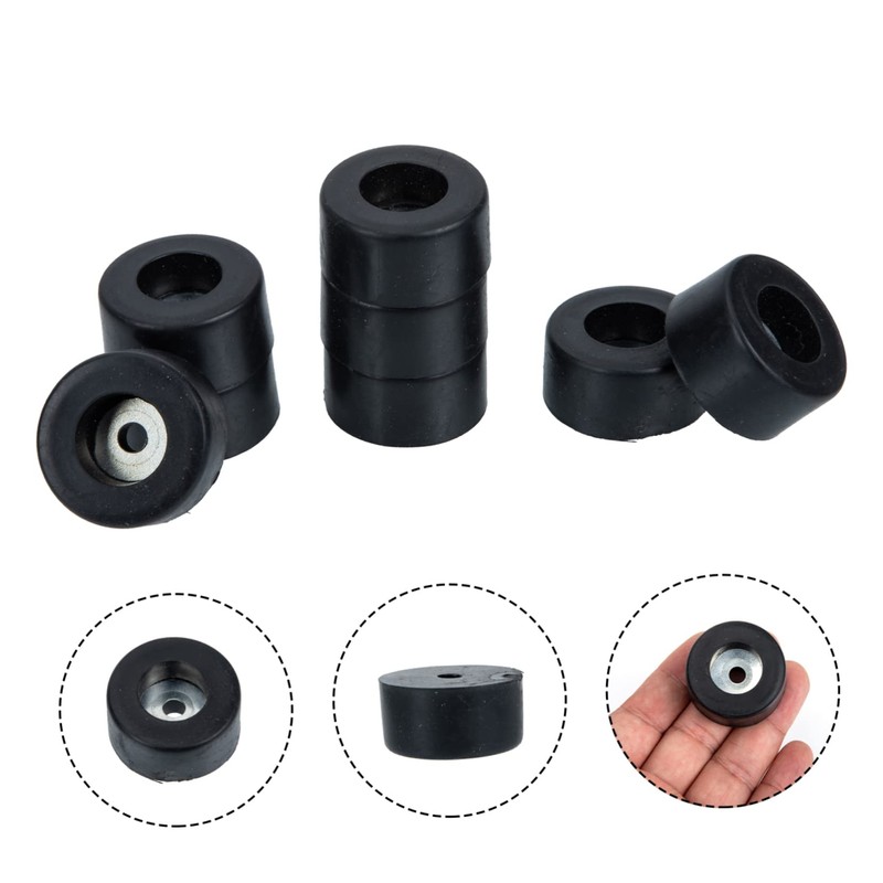 OSALADI 8pcs Rubber Speaker Spike Pads Sound Dampening Isolation Feet