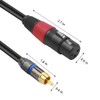 YABEDA XLR to RCA Cable,Heavy Duty Dual XLR Female to