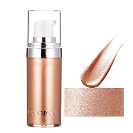 Mysense Body Contour Highlighter Makeup,Face Body Glow Illuminator,Waterproof Smooth Liquid Bronzer Luminizer Shimmer Foundation Make Up (#2 Rose Gold)