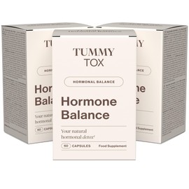 Hormone Balance – Plant-Based Hormonal Balance for Women with Iodine, Chinese Angelica and Bladderwrack with Chlorella – 3 Month Supply Capsules by TummyTox