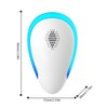 6 Pack Pest Repellent Ultrasonic Plug In Multifuntional Rodent Mouse