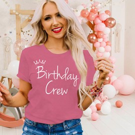 IFQ Birthday Shirt for Women It's My Birthday T-Shirt Bday Party Matching Crewneck Tee