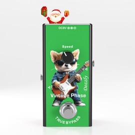 Dozzly Phaser Guitar Pedal Vintage Phase Electric Guitar Effects Pedal DC 9V True Bypass