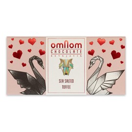 OmNom Toffee + Sea Salt | Icelandic Bean To Bar Chocolate by OMNOM CHOCOLATE REYKJAVIK | 1 x 60g Bar