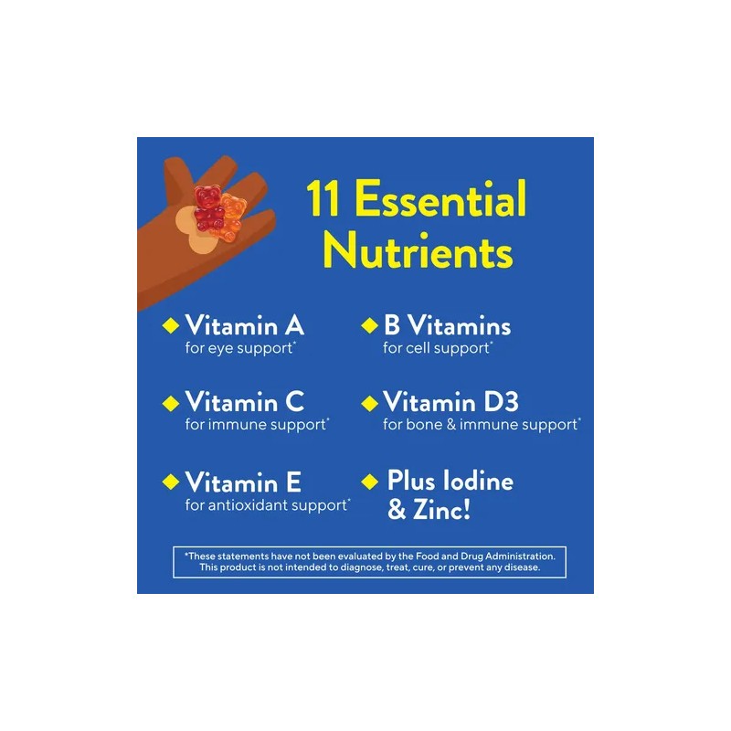 L'il Critters Gummy Vites Multivitamínico Niños 190 Gomitas