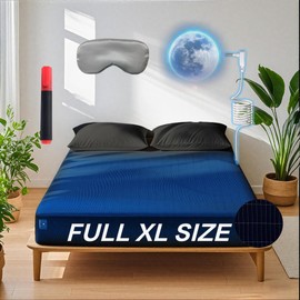 Ali King Grounding Sheets - Full XL Sizes, Soft Cotton with Silver Fiber, Down to Earth Grounding Sheets for Improved Sleep Anxiety (Black, Full XL 54 * 80 * 15)