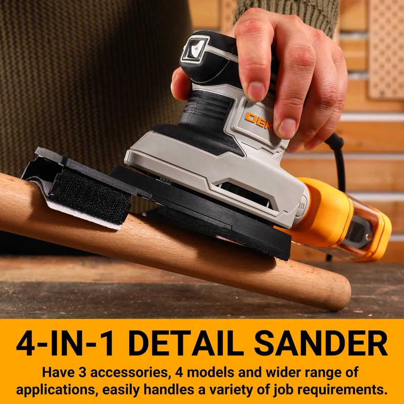 Detail Sander: DEKOPRO Multi-Function Mouse Sander Electric Sander Tool Corded