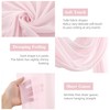 Wedding Arch Draping Fabric, 1 Panel 28" x 19Ft Blush