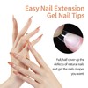 Kredioo Gel X Nail Extension Kit, 500Pcs Acrylic Nail Tips
