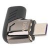 USB C Magnetic Adapter Right Angle with Light PD 120W