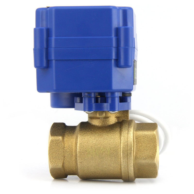 U.S. Solid Motorized Ball Valve- 3/4inches Brass Electrical Ball Valve