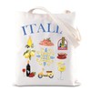 TGBJE Italy Travel Gift Tote Bag - Italian Trip Lover