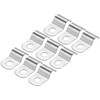 sourcing map 60 Pcs Pipe Strap Fit for 3/16in(5mm) 304
