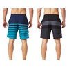 TEX2FIT 2-Pack Men’s Swim Shorts with Zippered Side Pocket, Quick-Dry