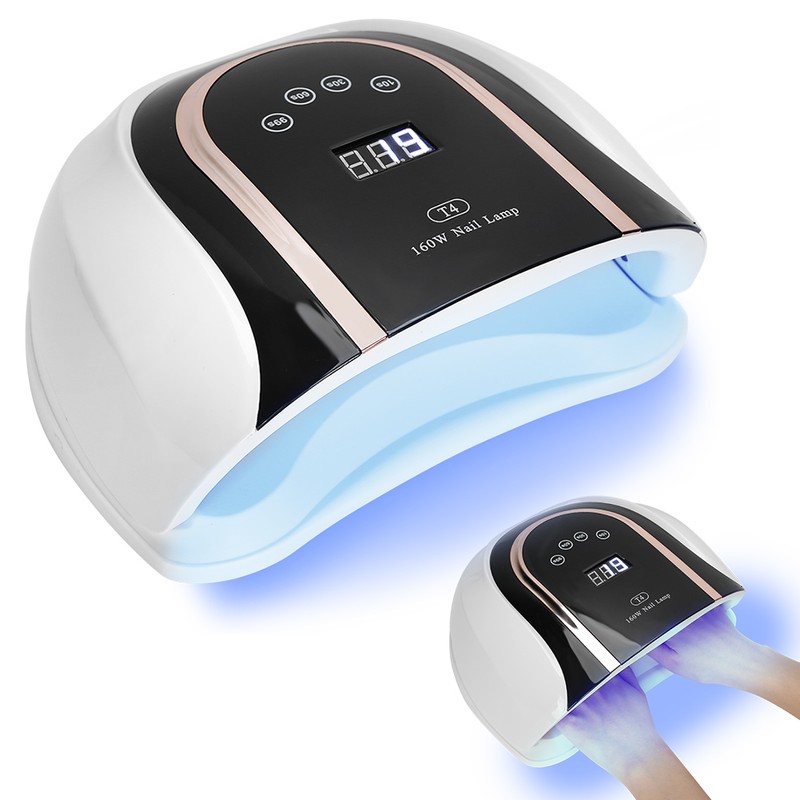 T4 160W 54pcs LED Nail Light Two Hands Nail Gel