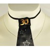 Happium Happy Birthday Black Gold Tie - Party By Age