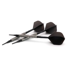 CUESOUL DAZZLING, 20g Frosted Surface Barrel, 90% Tungsten Darts Set Soft Tip Darts(DZR0220)