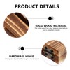 DOITOOL Pierogi Press Wood Tortilla Press Dumpling Skin Maker Dough