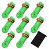 8Pcs Tent Guy Ropes, 4mm/13 Feet Guy Ropes with Storage