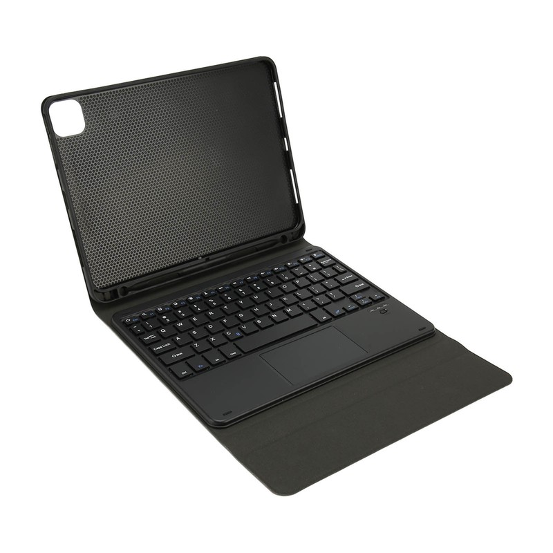 Tablet Keyboard Trackpad Magnetic Auto Sleep Kickstand Pencil Holder Wireless