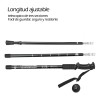 2 Pcs Bastones Senderismo Plegables Trail Running Y Trekking Negro