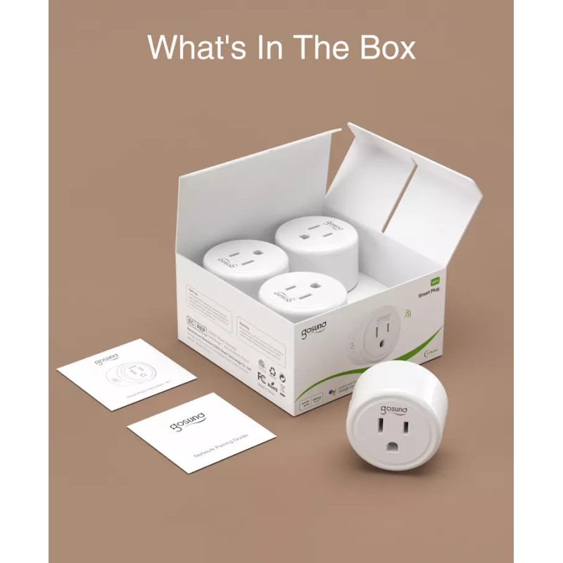 Gosund 4PK Gosund Wifi Smart Plug Outlet Alexa Google Home