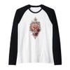 Rose Compass Inspired Blissful Tee Collection. Raglan Baseball Tee