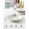 LE TAUCI Pie Pans for Baking 9 Inch, Ceramic Pie