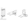 Jabema 2 x Radiator Mounting with Side Tabs and 1