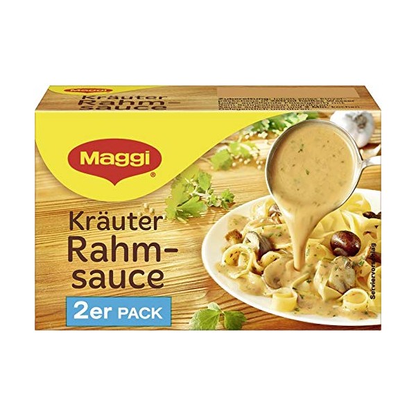 Maggi Krauter Rahm Sauce Creamy gravy with herbs 2pc. Made in Germany