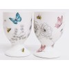 Secret Garden Egg Cups Set of 2 Fine China Flowers