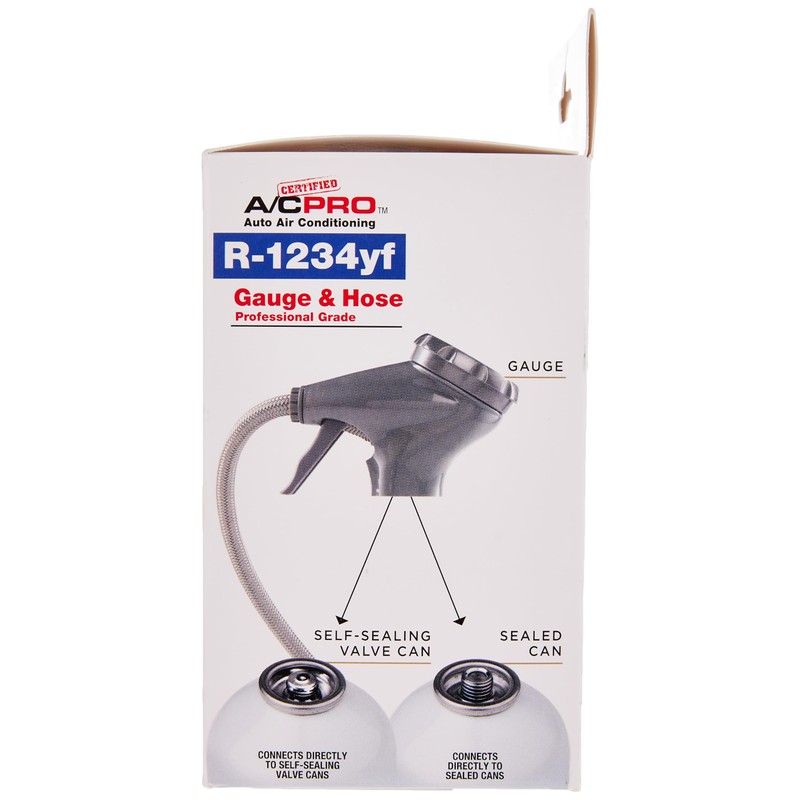 Certificado A/C Pro CERTYF102-4 Calibre de Recarga y Manguera