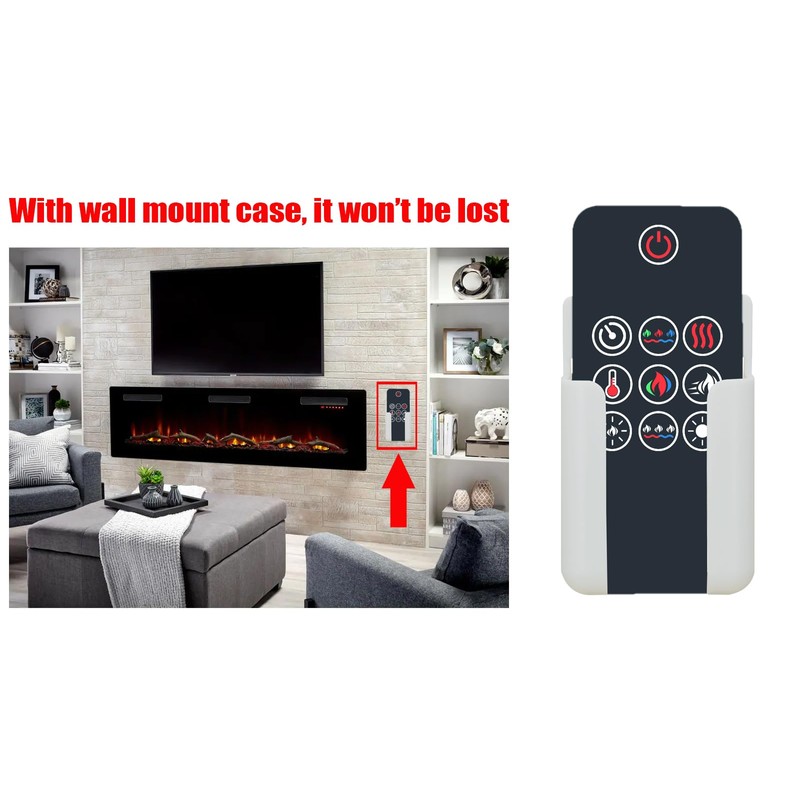 Replacement Remote Control for Napoleon Electric Fireplace W190-0251 NEFL36CFH-1 NEFL42CFH-1