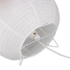 Lantern Table Paper Lamp Warm Light E14 Bulb Simple Installation