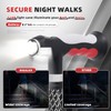 BigAlex Folding Walking Cane with Two Led Lights for Elderly