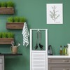 Relaxdays Hook Cabinet Insert, 8 Hooks, Metal, No Drilling, Wardrobe