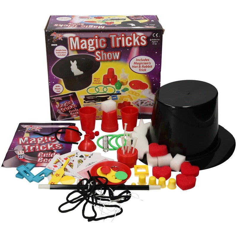 A to Z 109 Magic Trick Set with Hat, Multi