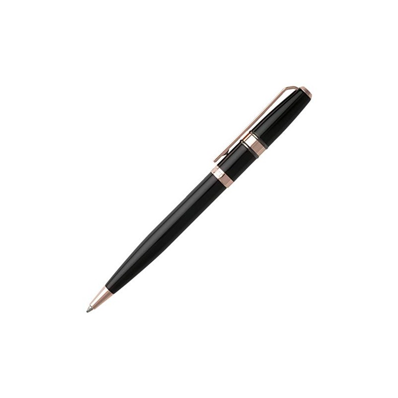 Cerruti Kugelschreiber Madison Black in der Farbe Rose Gold mit