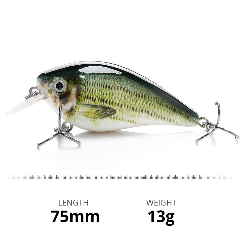 Floating Crankbait Lures Lifelike Artificial - Medium Bass Crankbait -